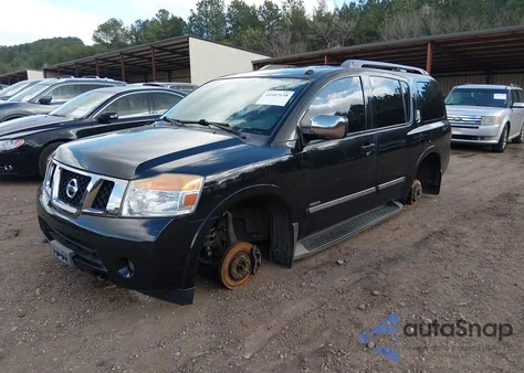 2015 Nissan Armada Platinum z USA, uszkodzony, nr VIN 5N1BA0NE7FN620670